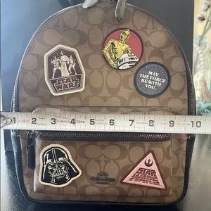 Coach | Bags | Coach Star Wars Disney Backpack Brown | Poshmark display picture 3
